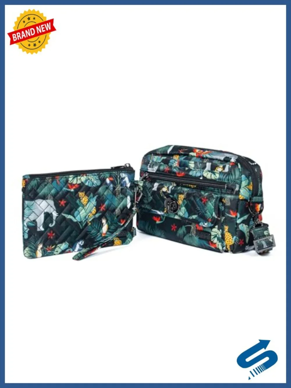 Lug Switch Crossbody Bag & Peekaboo Pouch Set RFID